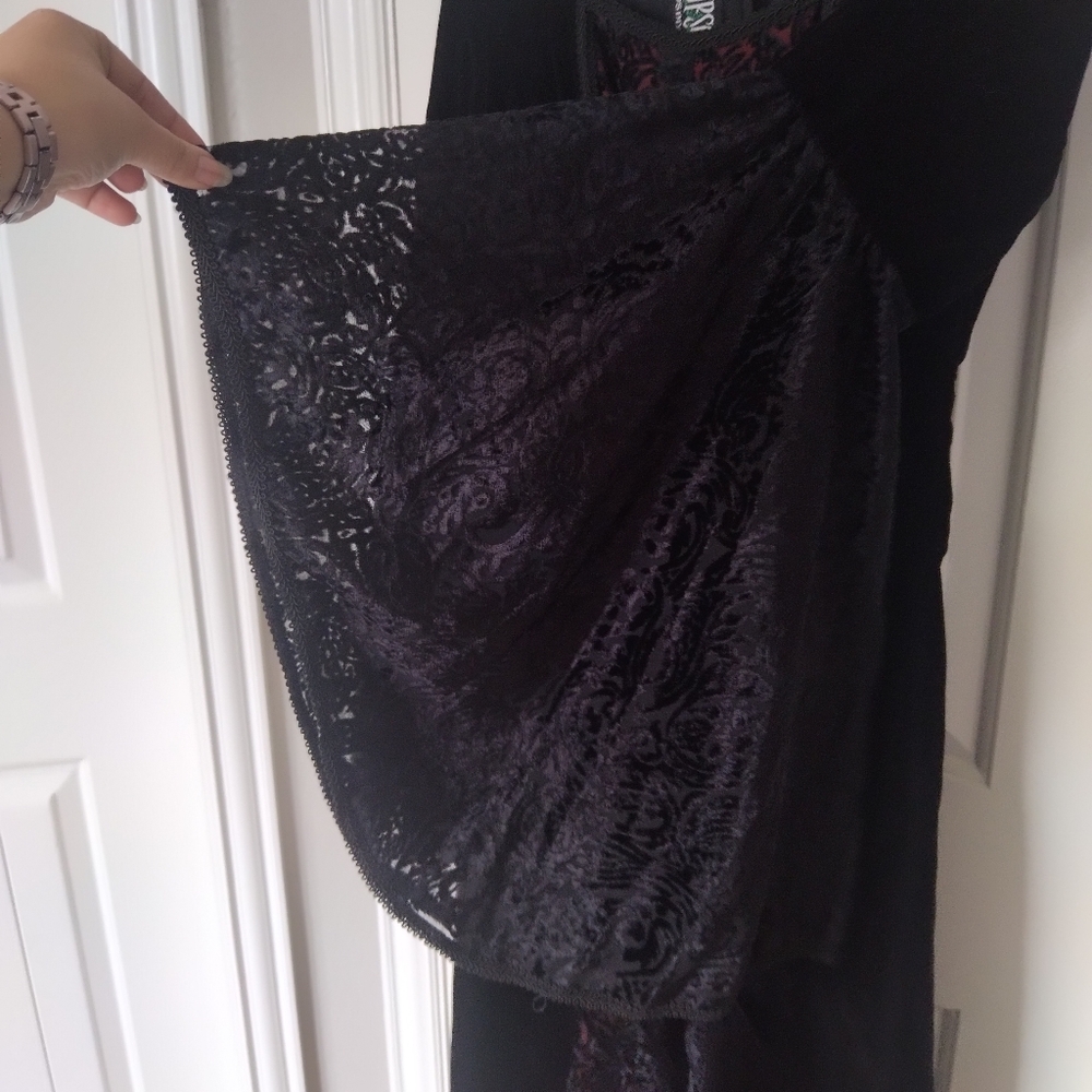 Vintage 90s lipservice Gothic valentines medieval Renaissance dress - Picture 9 of 15